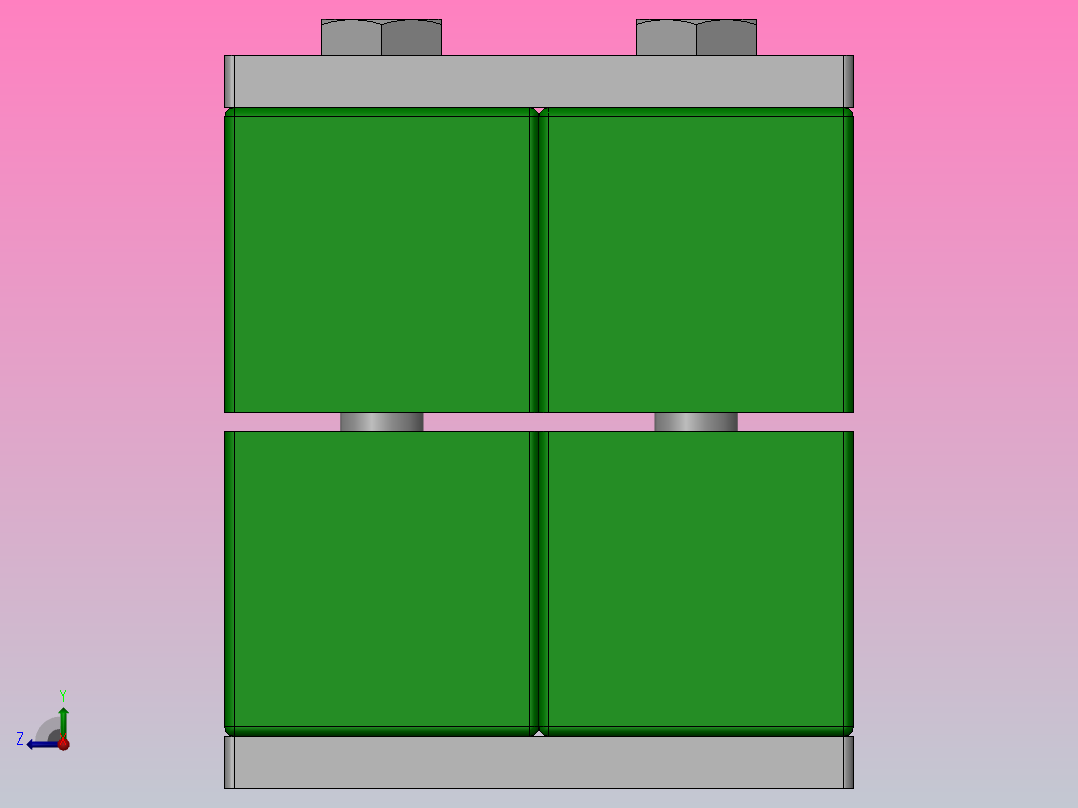 塑料管夹_塑料管夹 B(Ⅱ)76右视图