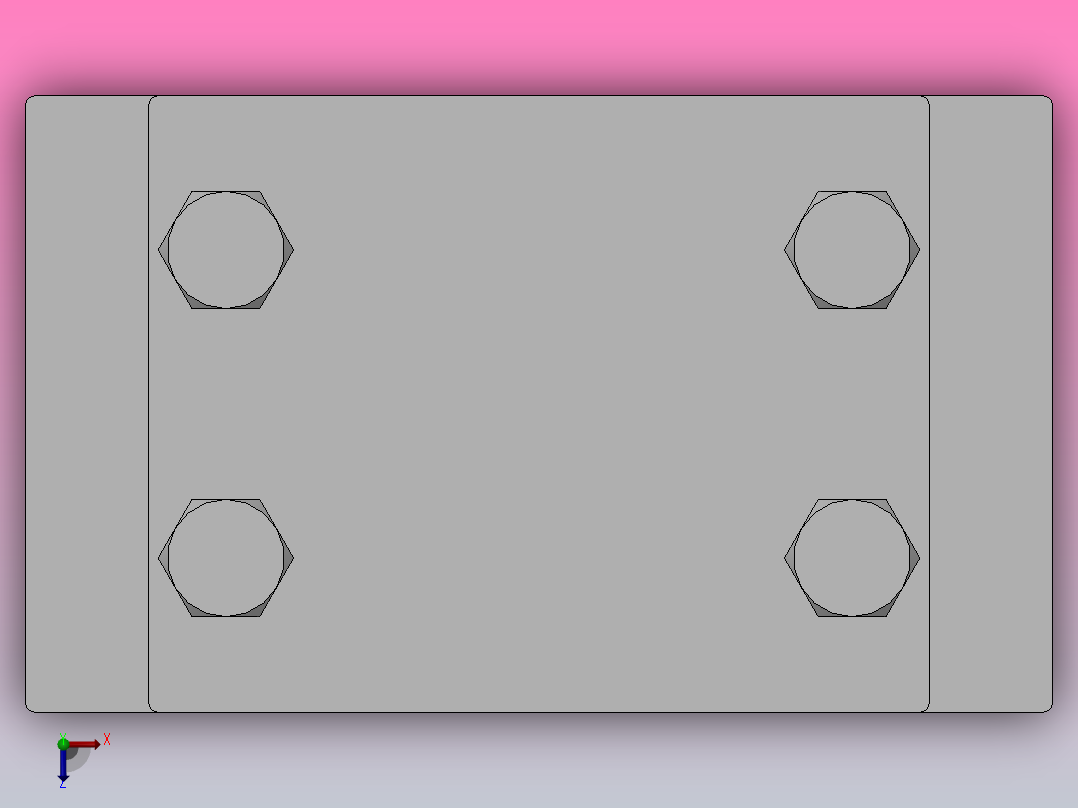 塑料管夹_塑料管夹 B(Ⅱ)76俯视图