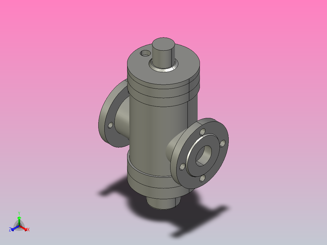 ZLF自力式流量平衡阀(不带锁)[40]主视图