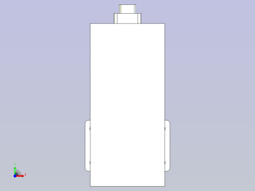折返式HH75电动缸[HH75-S500-M1-C1]前视缩略图