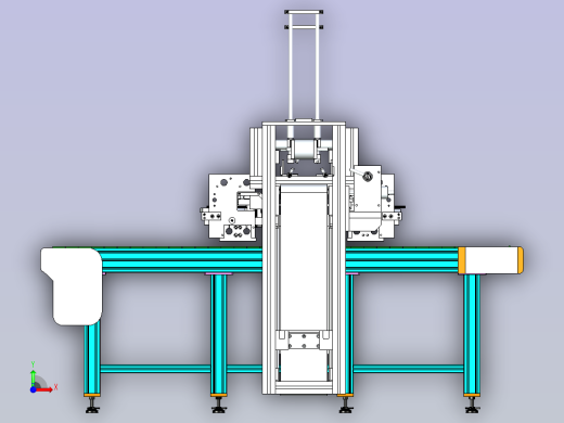 输送线上产品转向纠正设计前视缩略图