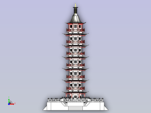 宝塔前视缩略图