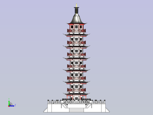 宝塔左视缩略图