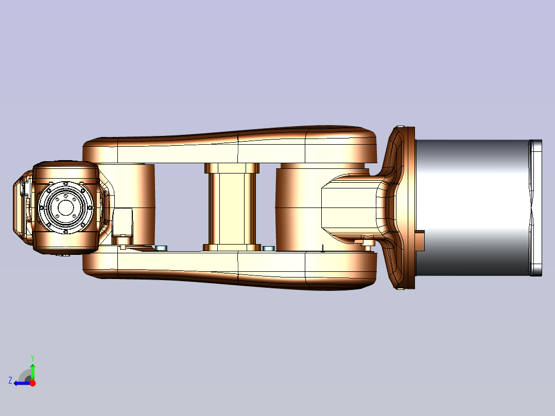 ABB工业机器人 IRB120右视图