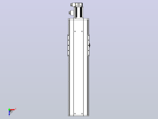日规模组半封闭丝杆TPA-HNR-220D-3210C-L550-M-C-P1K-N3俯视缩略图