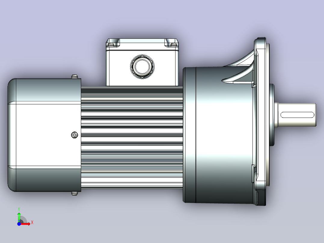 JSCC变频减速电机 f250v03-L前视图