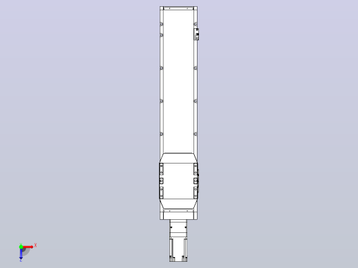 滚珠丝杠直线轴内置导轨TPA-GCR-170-2510C-L650-M-M75-N3俯视缩略图