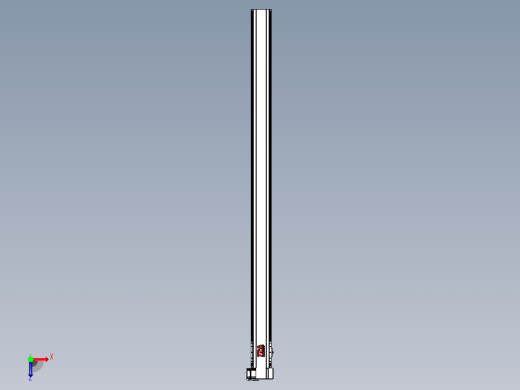 皮带直线轴半封闭可选导轨TPA-HNB-120D-110-L1900-RP-Y-P40-N3俯视缩略图
