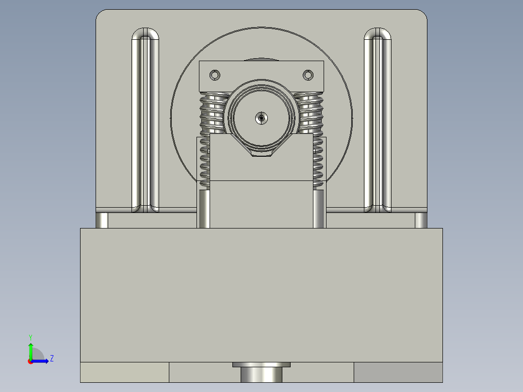 工艺夹具-267输出轴（6140）左视图