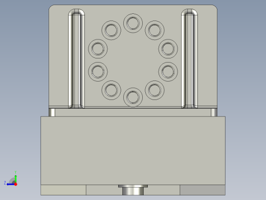 工艺夹具-267输出轴（6140）右视缩略图