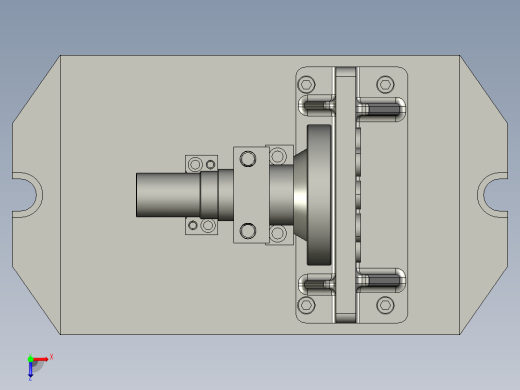 工艺夹具-267输出轴（6140）俯视缩略图