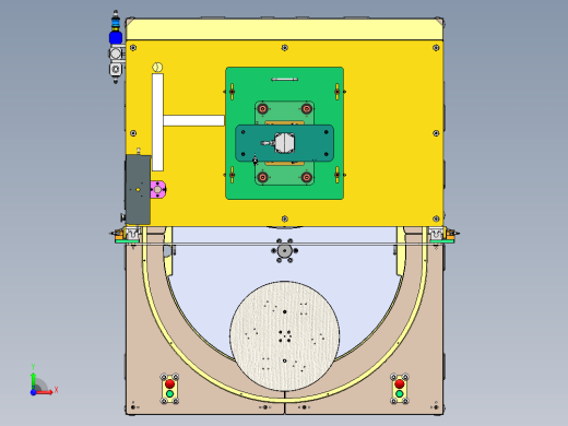 双工位自动打磨机含bom sw17前视缩略图