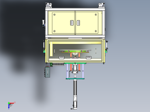 双工位自动打磨机含bom sw17俯视缩略图