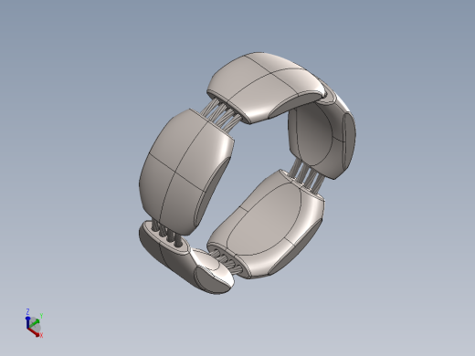 solidworks 钛合金结婚戒子设计图