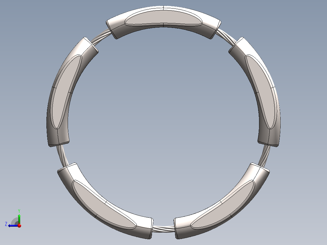 solidworks 钛合金结婚戒子设计图右视图