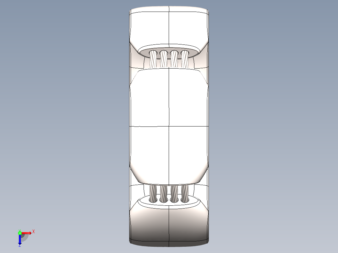 solidworks 钛合金结婚戒子设计图俯视图