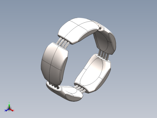 solidworks 钛合金结婚戒子设计图正等轴测缩略图