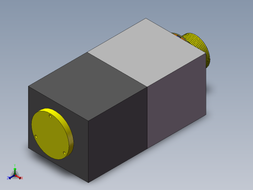 solidworks 超级蜗轮螺杆正等轴测缩略图