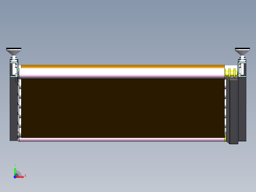 驱动式滚筒运输机优化设计(全部结清）前视图