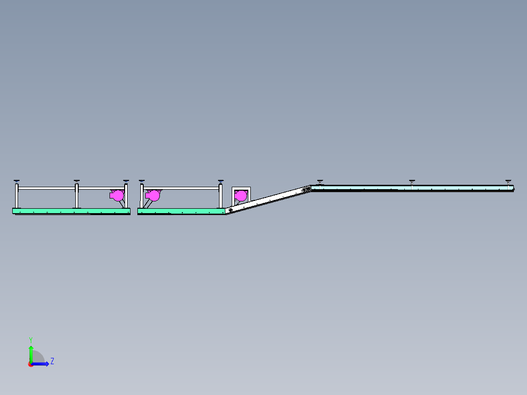 驱动式滚筒运输机优化设计(全部结清）左视图