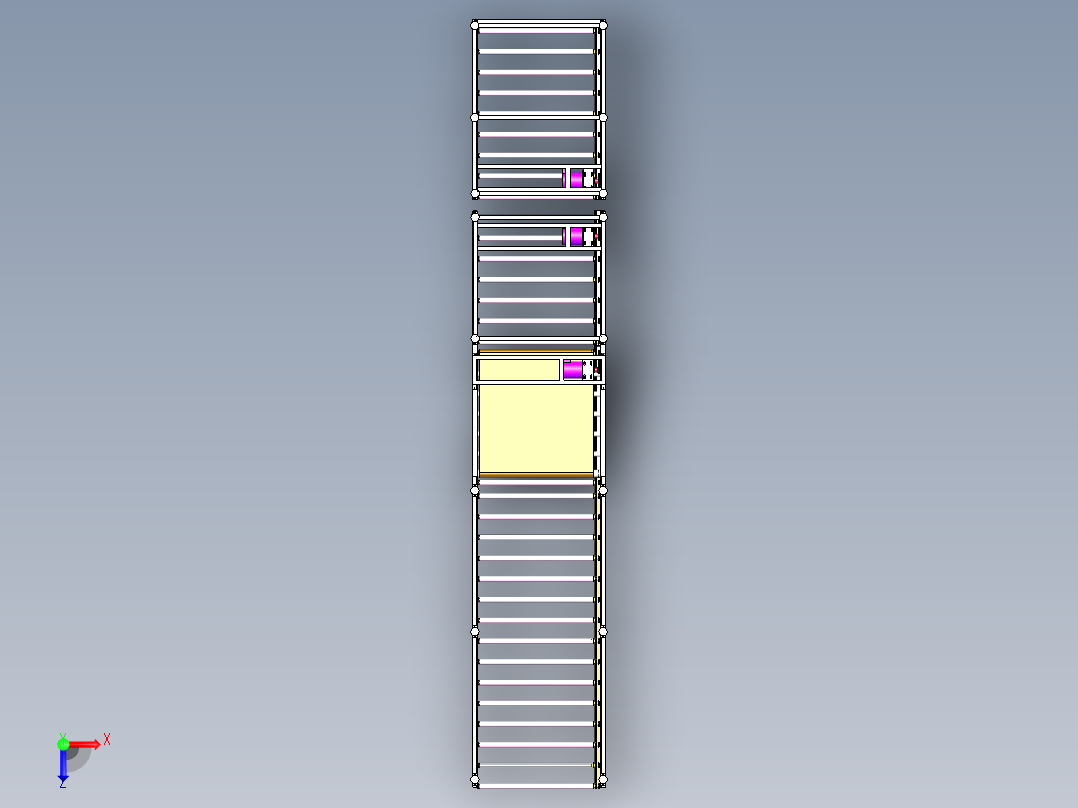 驱动式滚筒运输机优化设计(全部结清）俯视图