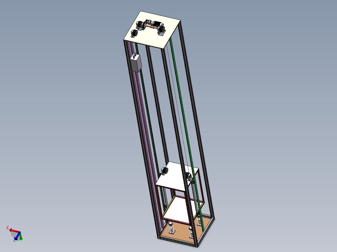 电梯缓冲器落锤实验装置设计
