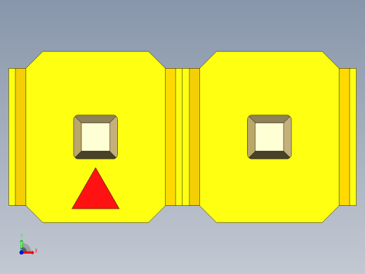 彩色公头100mil（2.54mm）系列-DS1021_yellow_1x02p_100mil_Type19_rev1.0前视缩略图