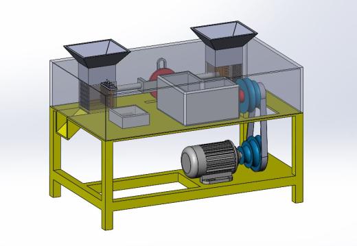 Vegetable Cutter蔬菜切割机3D数模图纸 Solidworks设计缩略图