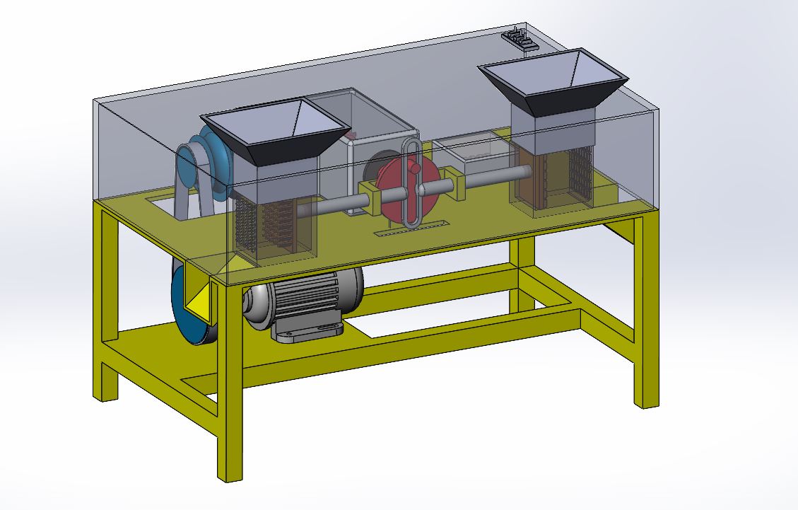 Vegetable Cutter蔬菜切割机3D数模图纸 Solidworks设计