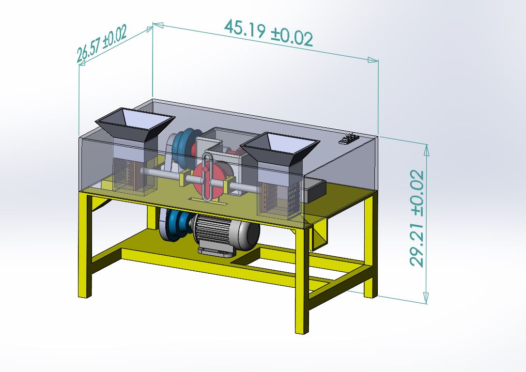 Vegetable Cutter蔬菜切割机3D数模图纸 Solidworks设计