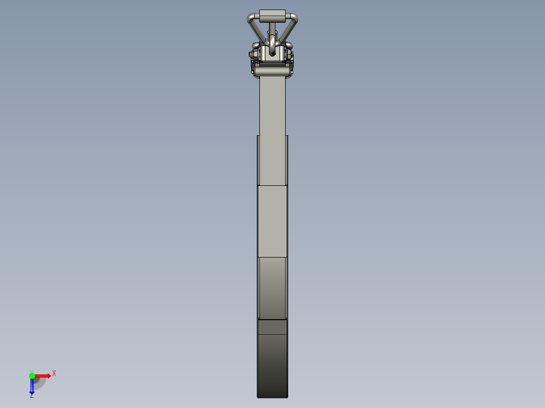 带棘轮张紧器的皮带俯视图