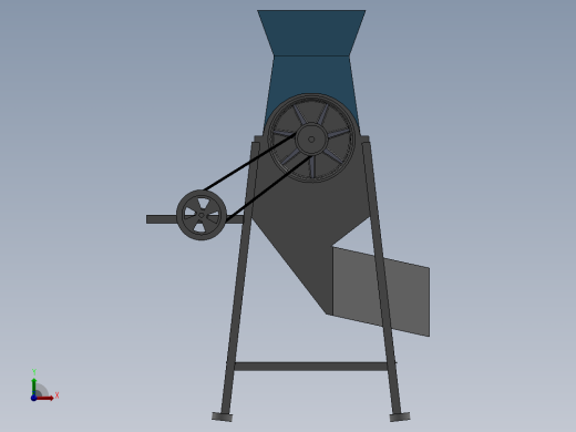 脱壳机模型图前视缩略图