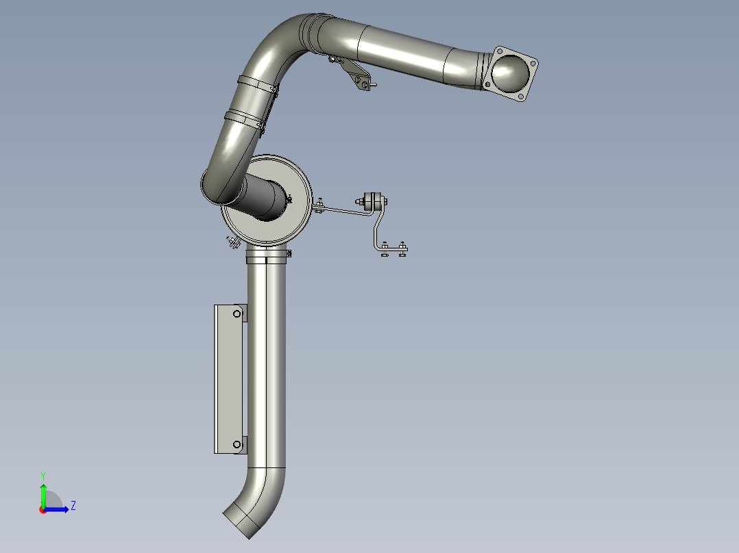 GAZ卡车电子加速器气体马达左视图