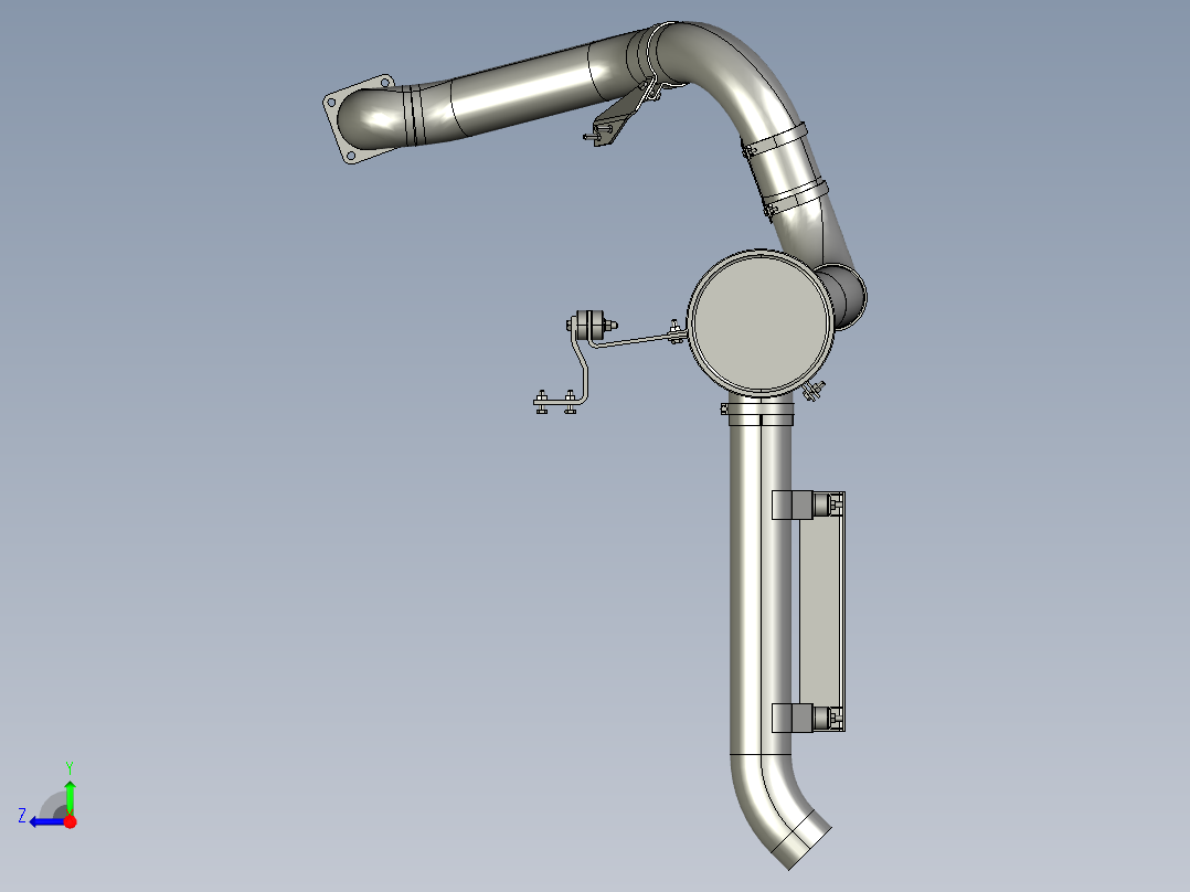 GAZ卡车电子加速器气体马达右视图
