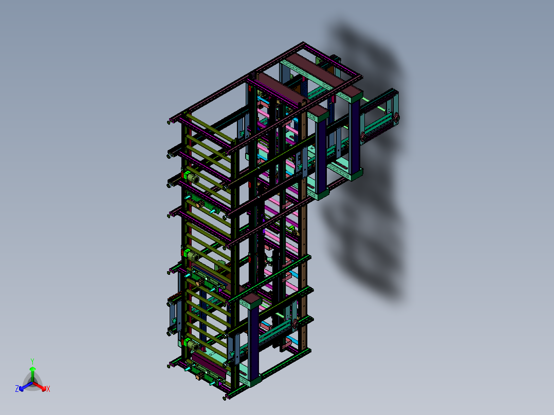 小型家电瓦楞纸盒堆垛解垛线