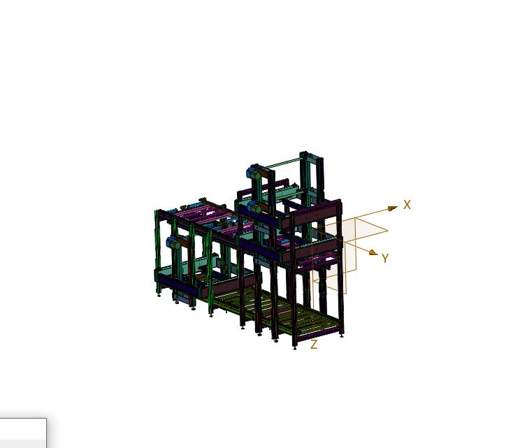 小型家电瓦楞纸盒堆垛解垛线