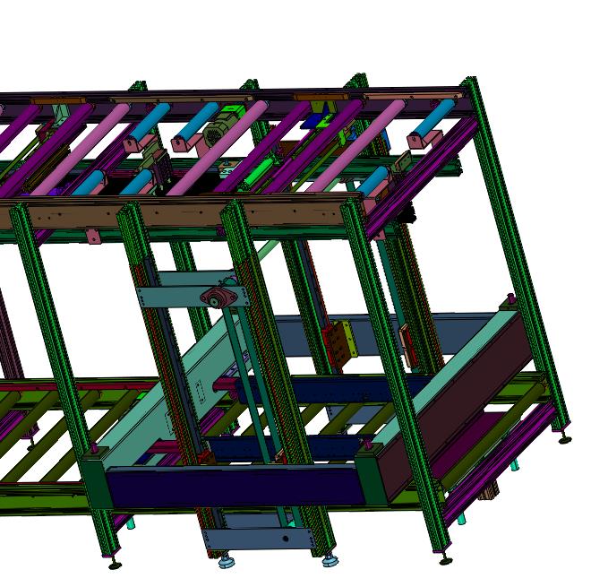 小型家电瓦楞纸盒堆垛解垛线