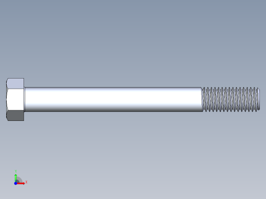 UNC 六角螺栓-Hex Bolt 0.625-11 x 6前视缩略图
