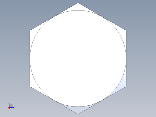 UNC 六角螺栓-Hex Bolt 0.625-11 x 6左视缩略图