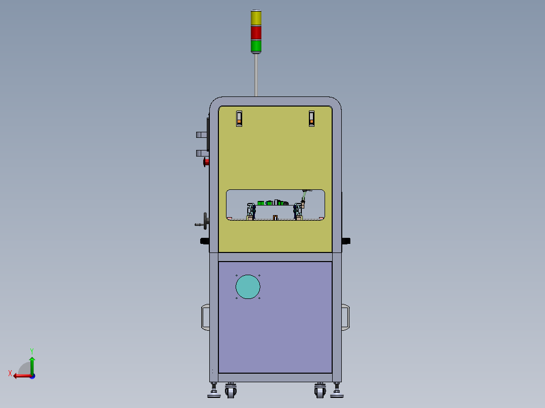 自动化AV测试机后视图