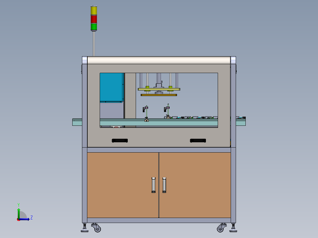 自动化AV测试机左视图