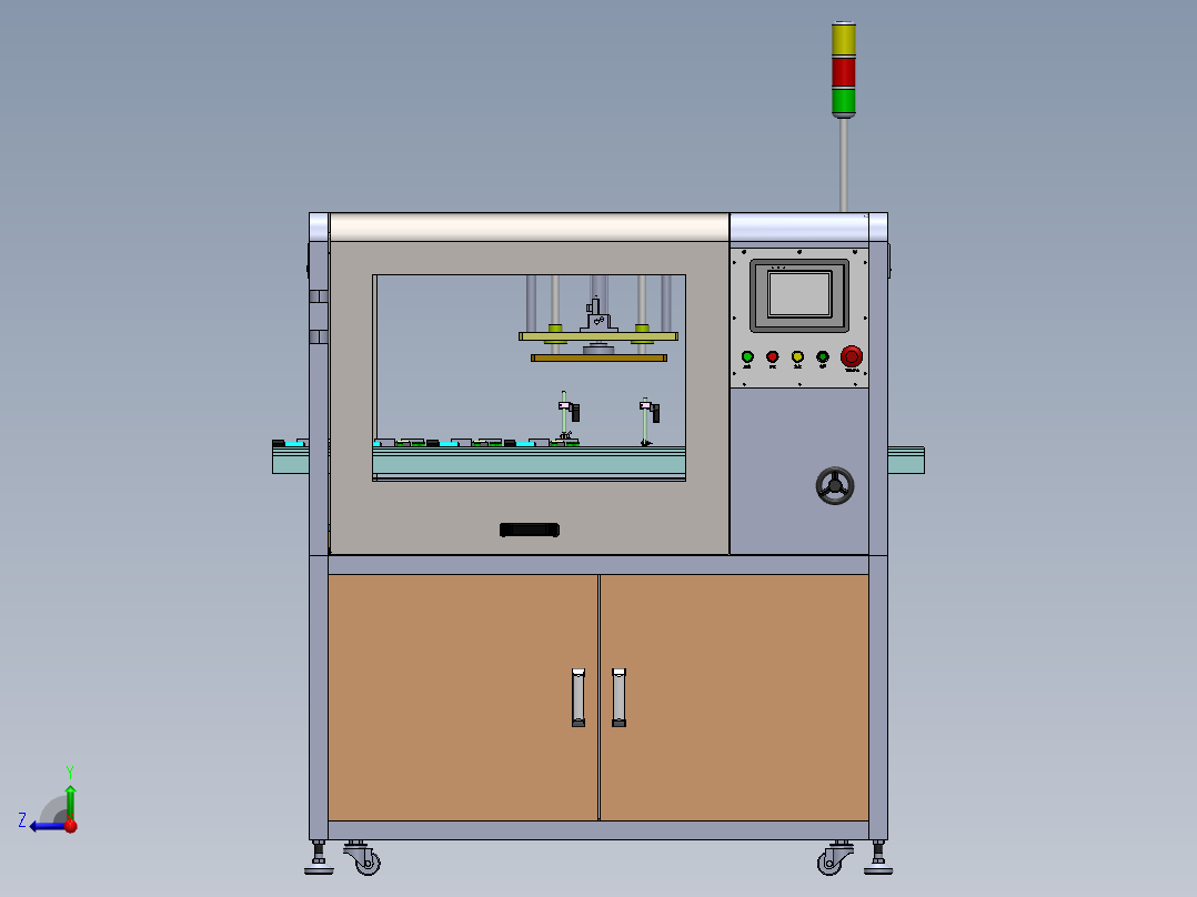 自动化AV测试机右视图