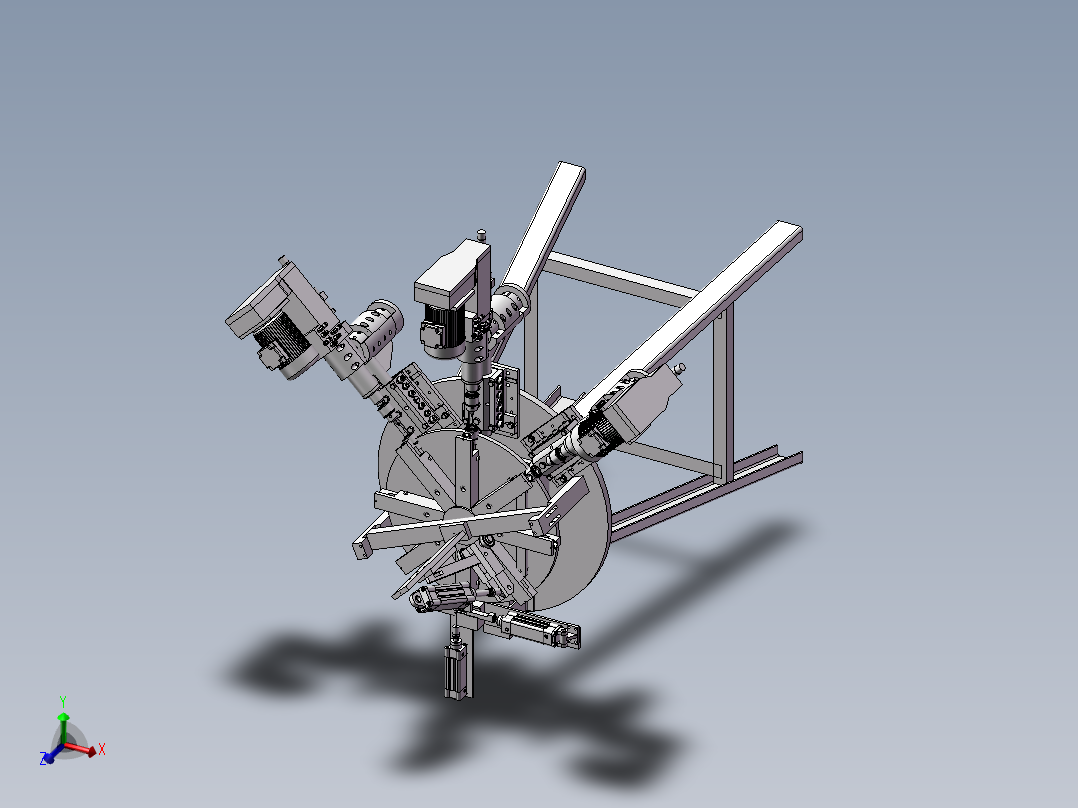 三轴转动设备设计