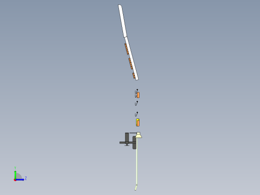 冲压模具设计用送料组件左视缩略图