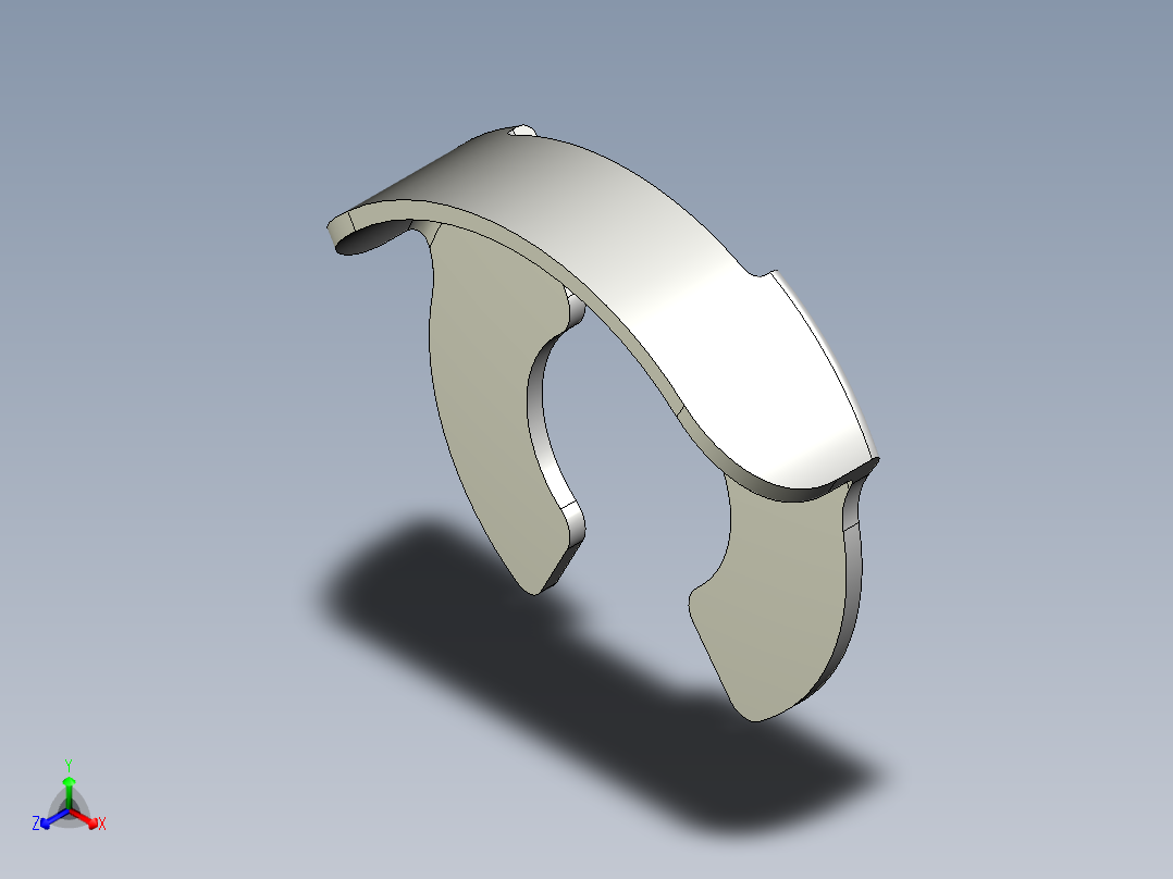 KL華司10.-3D多系列多零件图纸模型主视图