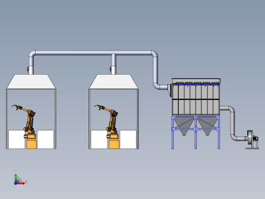 布袋除尘器前视缩略图