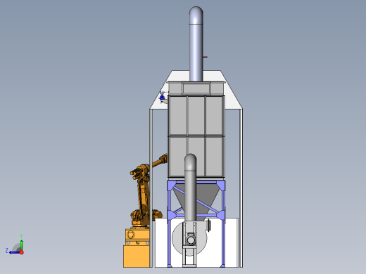 布袋除尘器右视缩略图