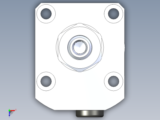 KOSMEKLT0400-CR-Y45多系列多零件图纸模型多系列多零件图纸模型俯视缩略图