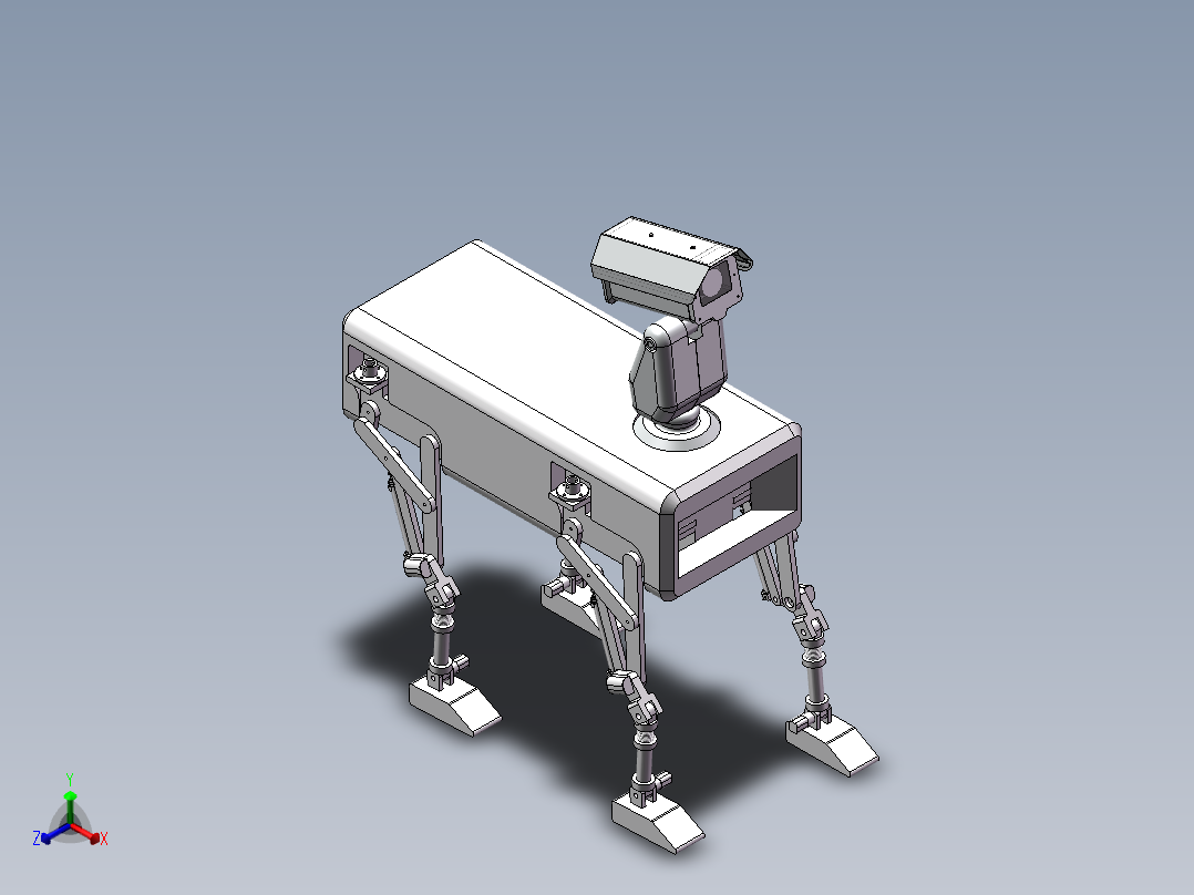 四足正等轴测图
