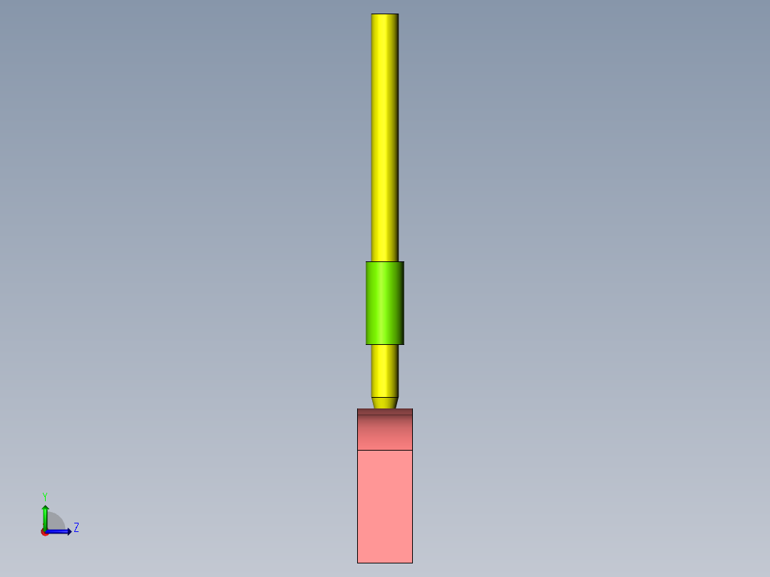 平面移动凸轮机构左视图